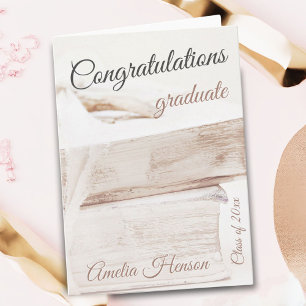 Vintage Books Congratulations Graduate Graduation Card