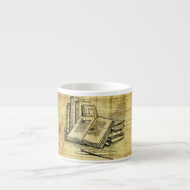 Vintage Books Espresso Cup (Front)
