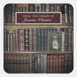 Vintage Books From The Library Of Bookplate