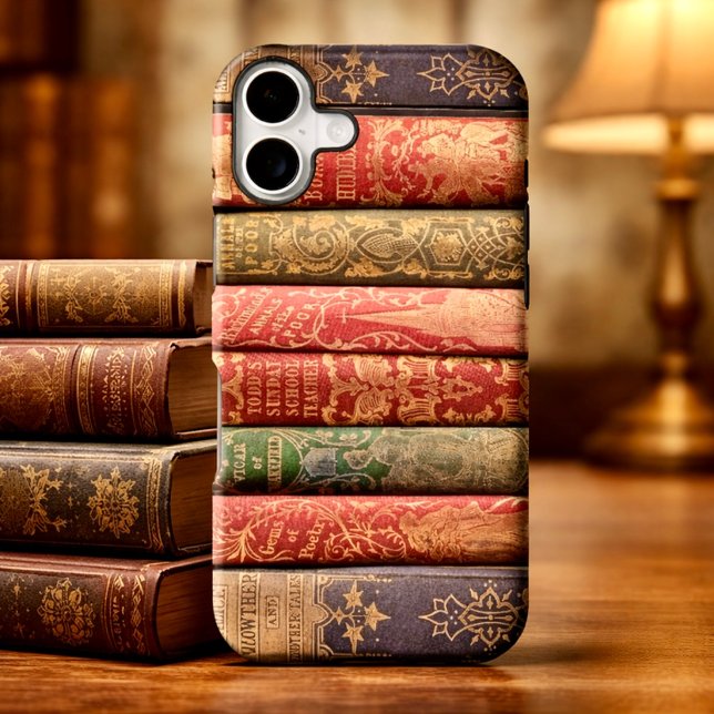 Vintage books iPhone case (Creator Uploaded)