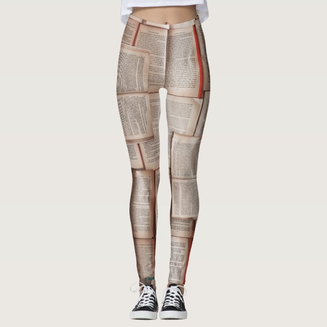 Vintage Books Leggings (Front)