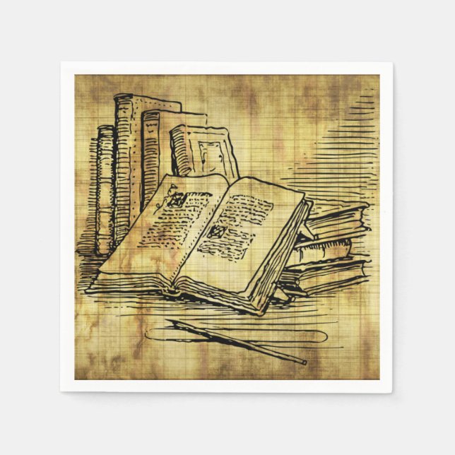 Vintage Books Paper Napkins (Front)
