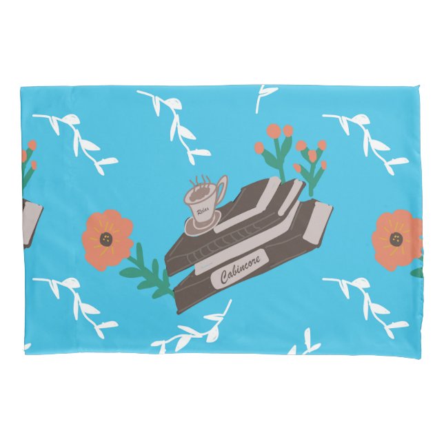 Vintage Books Pillow Case (Front)