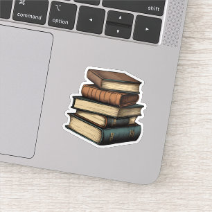 Vintage Books Waterproof Sticker