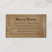 Vintage Books With Mint Ribbon Freelance Writer Business Card (Back)