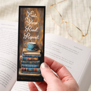Vintage Books With Quote Bookmarks