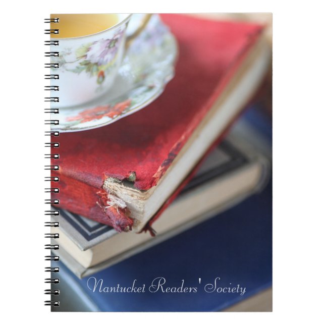 Vintage books with tea book club (Front)