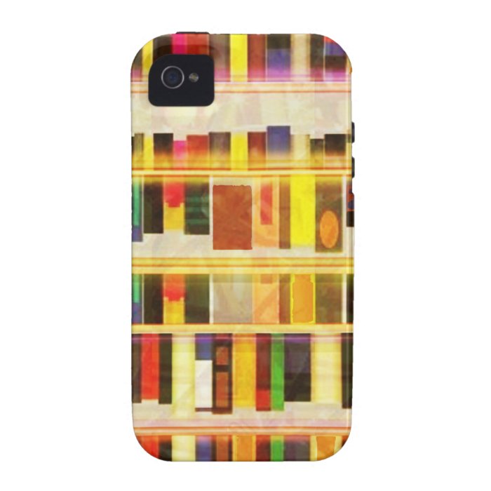 Vintage Bookshelf n Books iPhone 4 Case