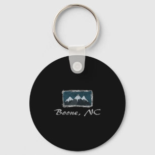 Vintage Boone North Carolina Winter Skiing Fun  Keychain