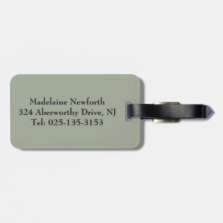 Vintage Boots Design Luggage Tag
