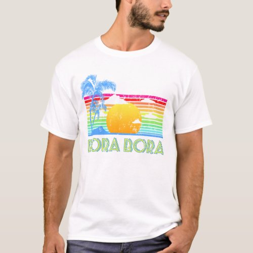 Vintage Bora Bora Beach T_Shirt