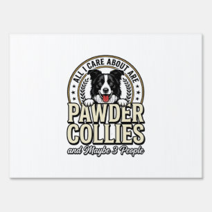 Vintage Border Collie Dog Lover Funny Shirt Design Sign