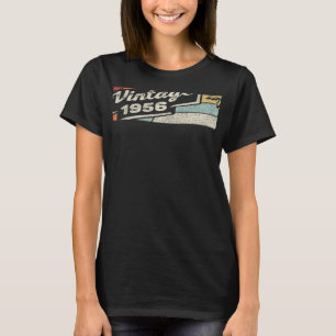 Vintage Born In 1956 66th Birthday 66 Years Old 1 T-Shirt
