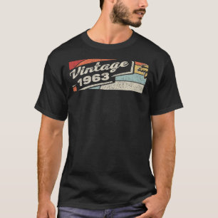 Vintage Born In 1963 59th Birthday 59 Years Old 1 T-Shirt