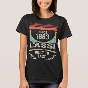 Vintage Born In 1963  59th Birthday  59 Years Old T-Shirt