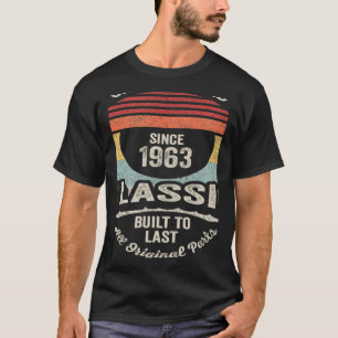 Vintage Born In 1963 59th Birthday 59 Years Old T-Shirt