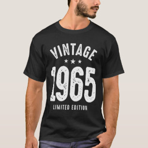Vintage Born in 1965 - 57th Birthday Retro Classic T-Shirt