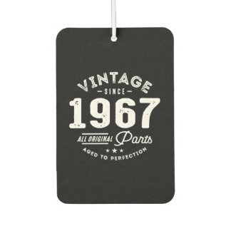 Vintage Born in 1967 Air Freshener