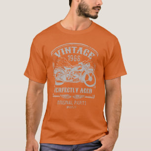 Vintage born in 1968 Motorcycle, bikers riders Cla T-Shirt