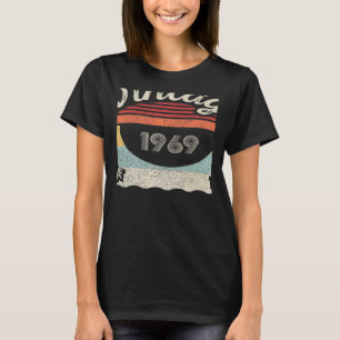 Vintage Born In 1969 53rd Birthday 53 Years Old T-Shirt