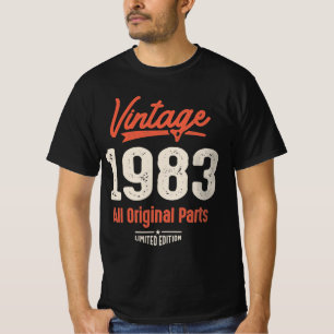 Vintage Born in 1983 - 39th Birthday Retro Classic T-Shirt