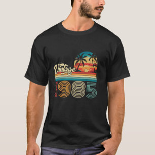 Vintage Born In 1985 40th Birthday Gifts 40 Years  T-Shirt