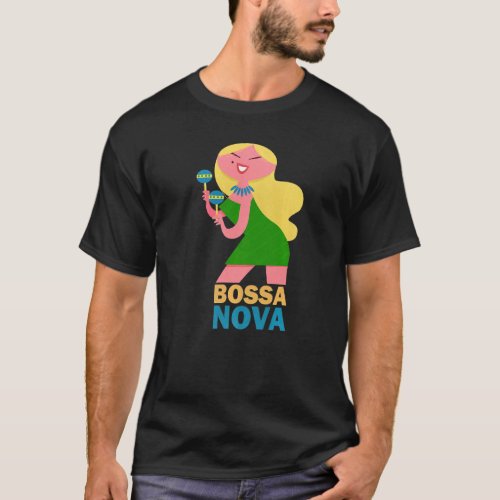 Vintage Bossa Nova Brazilian Music Genre Fans T_Shirt