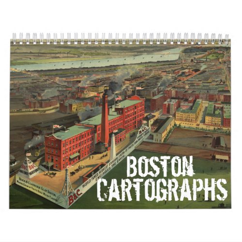 Vintage Boston Cartographs Calendar