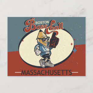 Vintage Boston, Massachusetts Baseball Postcard
