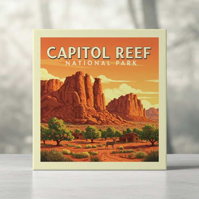 Vintage Boston Massachusetts Ceramic Tile (Creator Uploaded)