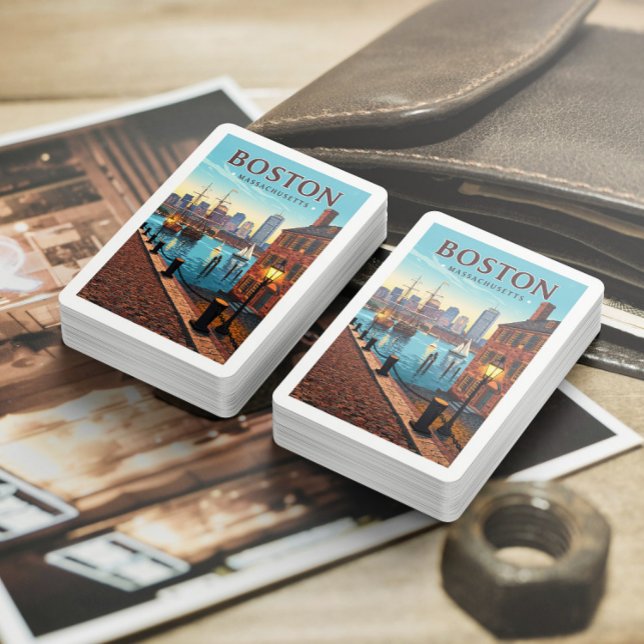 Vintage Boston Massachusetts Poker Cards (Creator Uploaded)