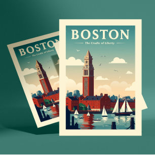 Vintage Boston Postcard