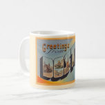 Vintage Boston Postcard MA Mug<br><div class="desc">An old colorful postcard greeting from Boston,  Massachusetts. If you prefer a different background color on the mug - it's easy to change.</div>
