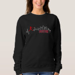 Vintage Boston Skyline Baseball Heartbeat Men Wome Sweatshirt