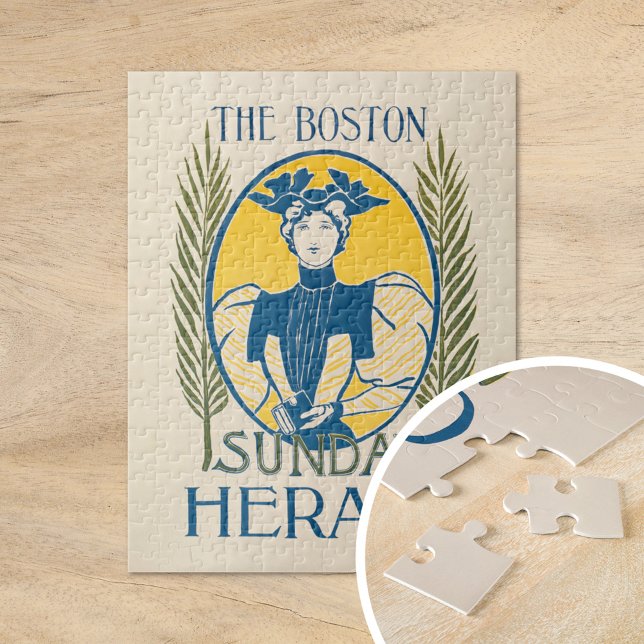 Vintage Boston Sunday Herald Jigsaw Puzzle (Creator Uploaded)