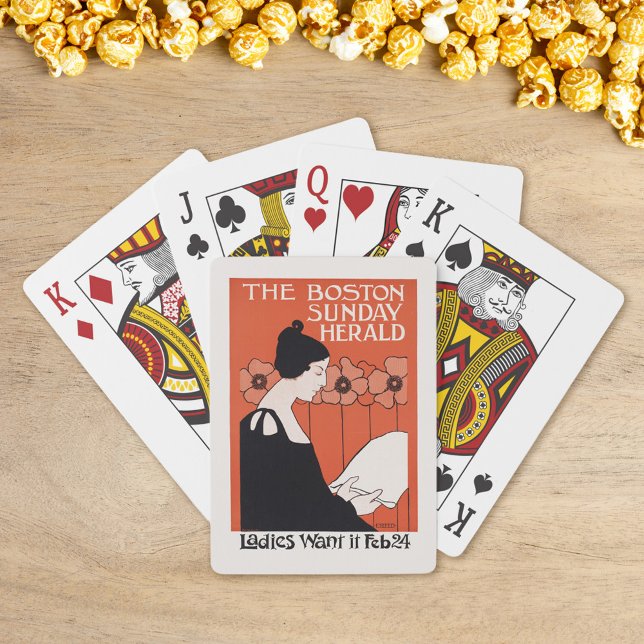 Vintage Boston Sunday Herald Poker Cards (Creator Uploaded)