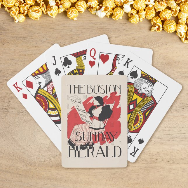 Vintage Boston Sunday Herald Women's Edition Poker Cards (Creator Uploaded)