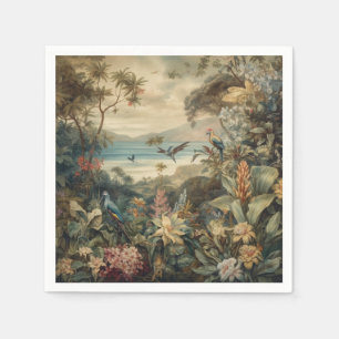 Vintage Botanical Art Luxury Paper Napkins