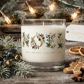 Vintage Botanical Christmas French Noël MH26 Scented Candle