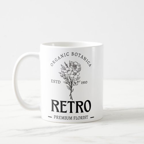 Vintage Botanical   Coffee Mug