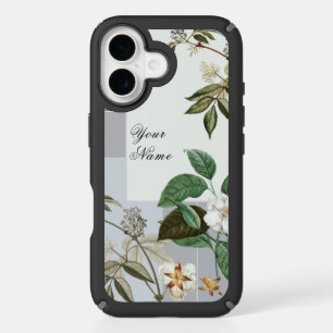 Vintage Botanical Custom Name Phone Case