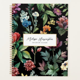 Vintage Botanical Elegance Designer Planner