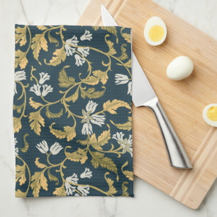 Vintage Botanical Elegance Kitchen Towel