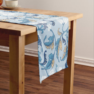 Vintage Botanical Elegance Short Table Runner