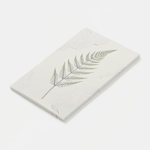 Vintage Botanical Fern Leaf | Notebook Post-it Notes