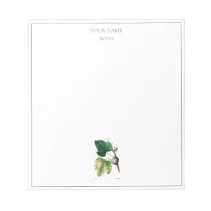 VINTAGE BOTANICAL "FIGS" NOTEPAD