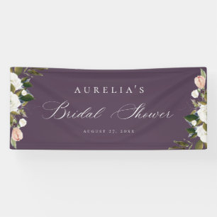 Vintage Botanical Floral Bridal Shower Banner