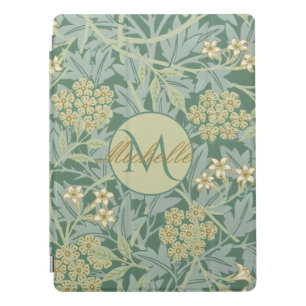 Vintage Botanical Floral Teal and Green iPad Pro Cover