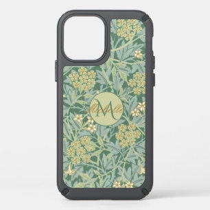 Vintage Botanical Floral Teal and Green Speck iPhone 12 Case
