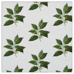 Vintage Botanical Foliage Print Fabric